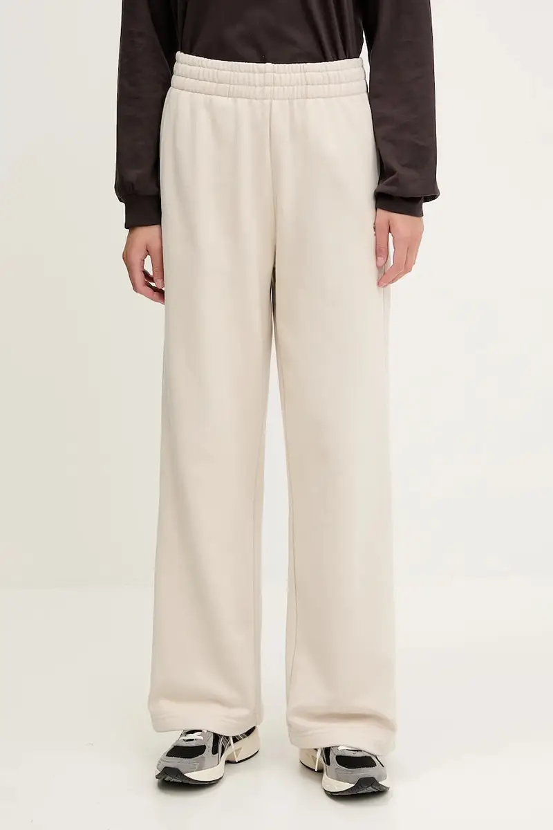 P.E Nation pantaloni tuta di cotone Adventure donna colore beige 243P408