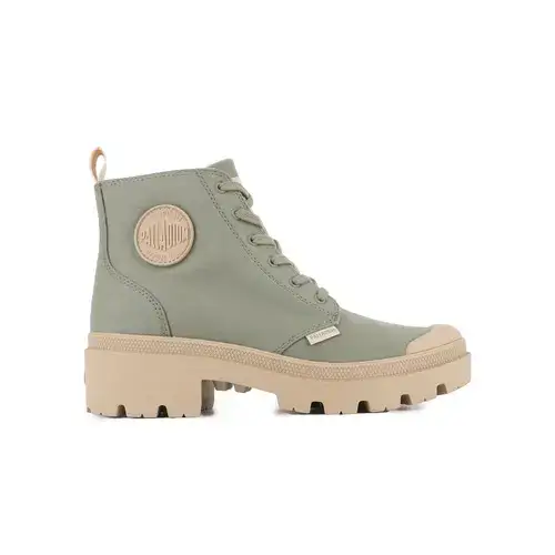 Stivaletti da donna Palladium Base Twill Vert