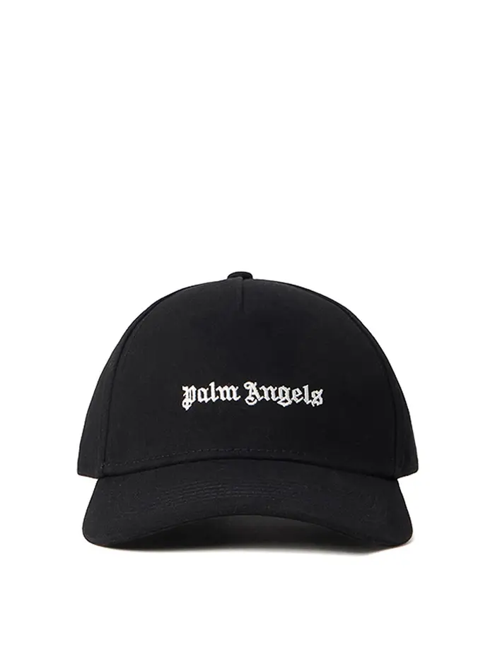 Palm Angels Cappellino classico con logo Nero