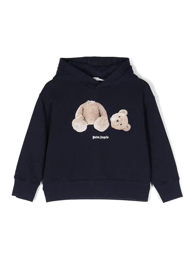 Felpa con cappuccio Blu