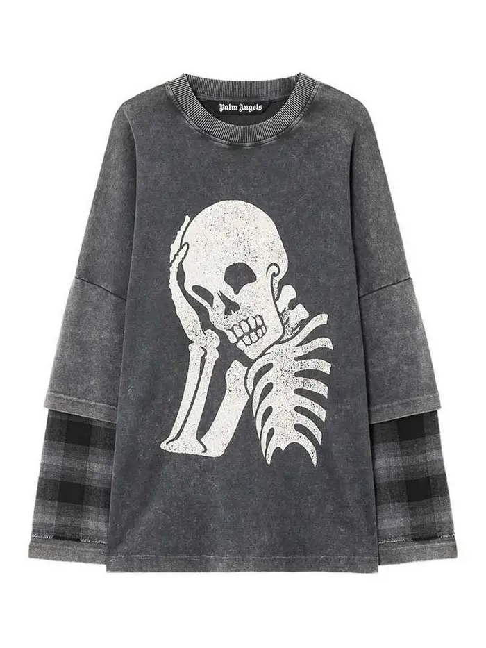 Palm Angels Felpa Grigio