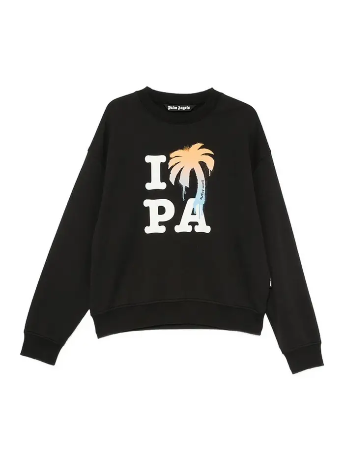 Palm Angels Felpa Nero