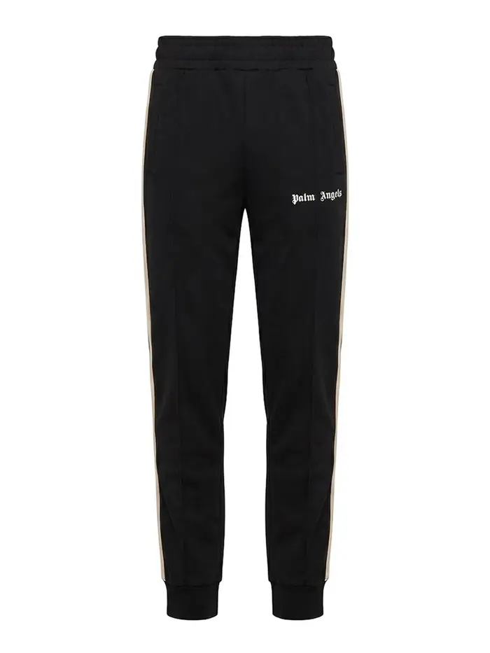 Palm Angels Pantaloni sportivi classici con logo Nero
