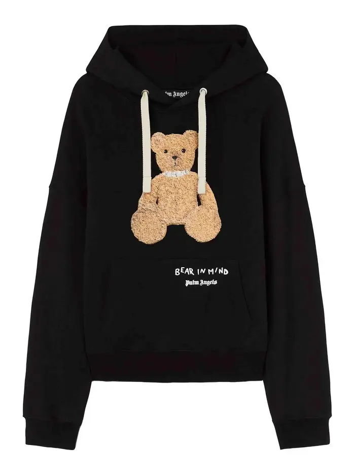 Palm Angels Porta a mente Hoody Nero