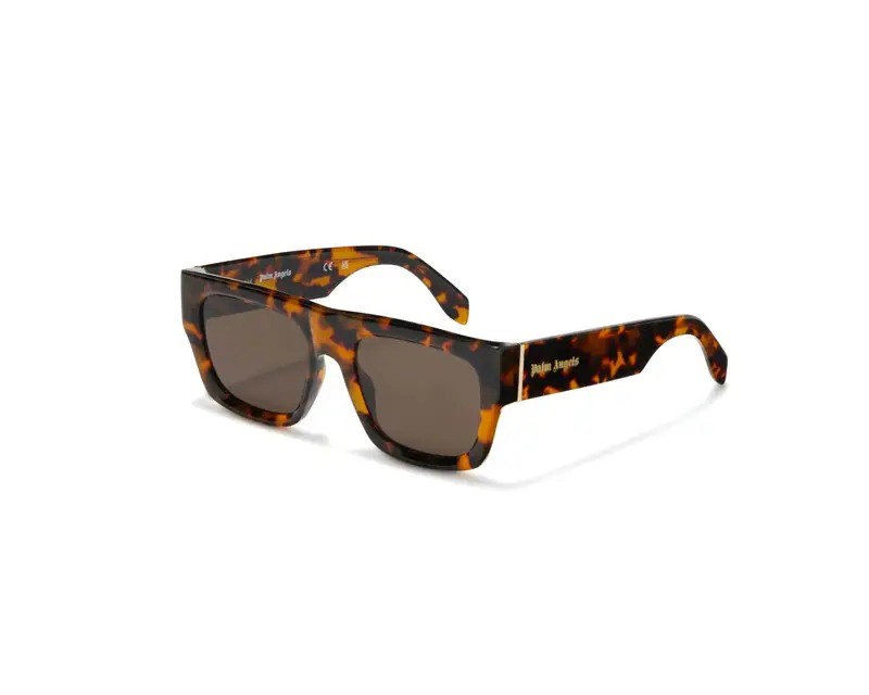 Palm Angels Unisex PERI049 Pixley 6064 havana Occhiali da sole Acetato Havana Marrone Squadrata Normale
