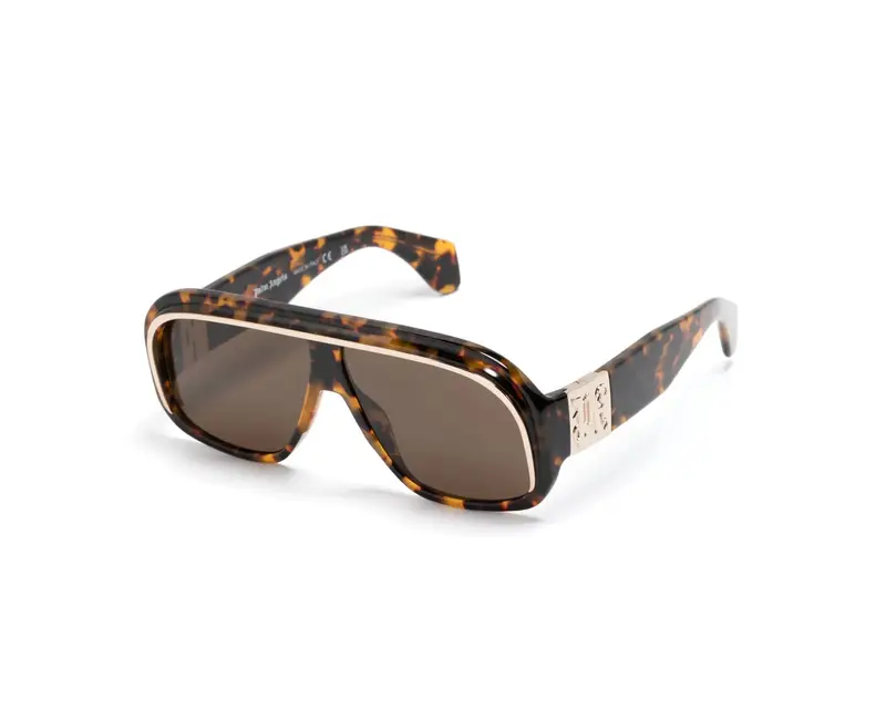 Palm Angels Unisex PERI063 Reedley 6064 havana Occhiali da sole Acetato Havana Marrone Pilot Normale
