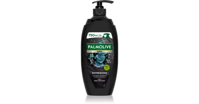 Palmolive gel doccia rinfrescante per uomo 3 in 1 750 ml