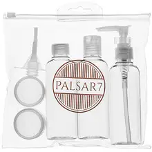 Palsar 7 Set cosmetico da viaggio con dispenser