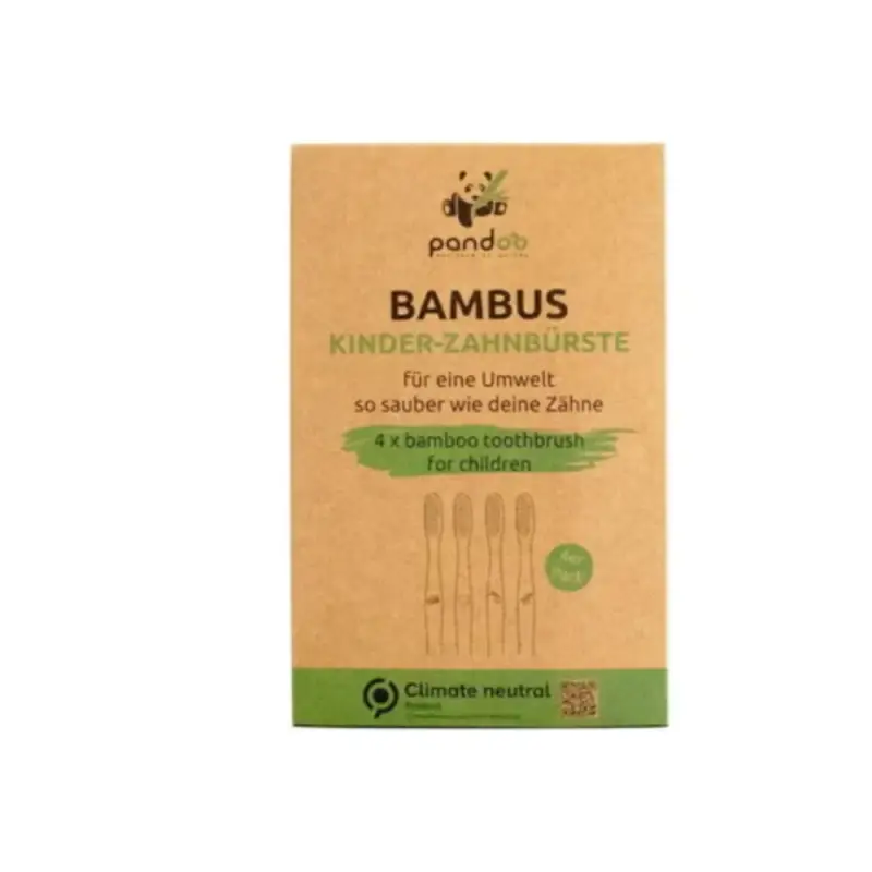 Pandoo Spazzolini da Denti per Bambini, 4 pezzi