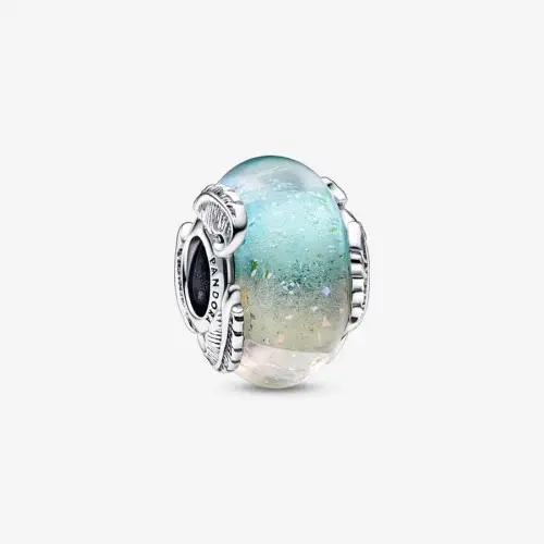 Charm Pandora Vetro di Murano Multicolore Piuma Curva 792577C00