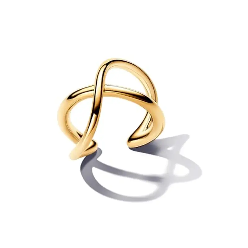 PANDORA Essence Orecchino ear-cuff placcato in oro 14k