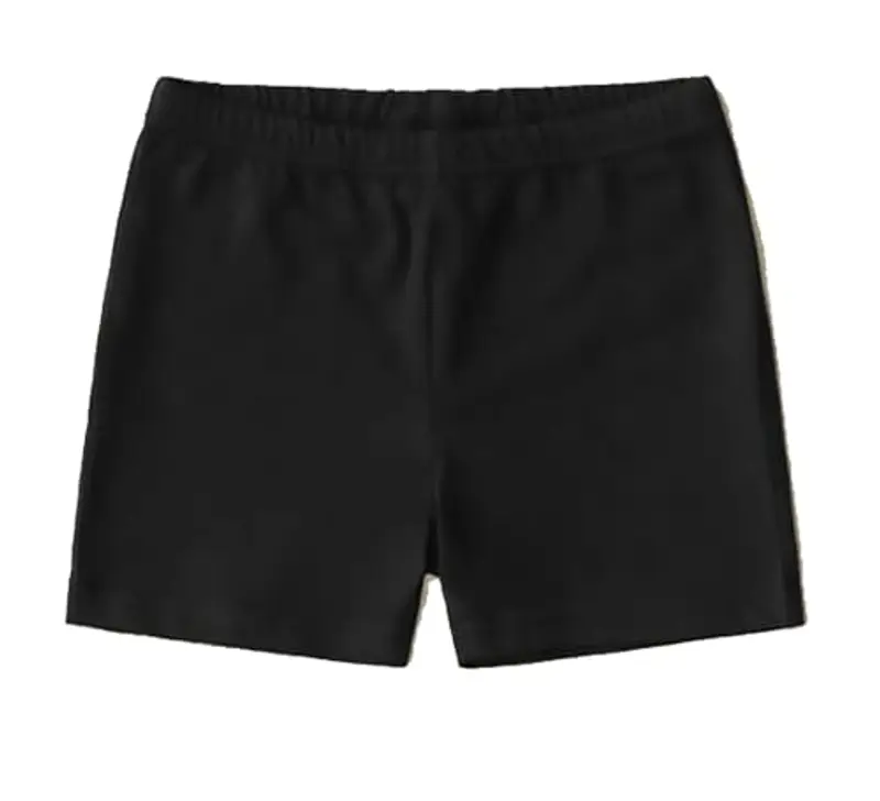 MCA MADE IN ITALY Pantaloncini Bambina e Ragazza Culotte Shorts Fitness Nero