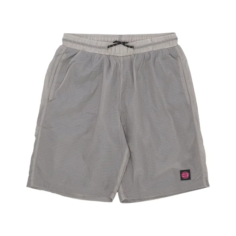 Funky Pantalone Corto Uomo Hike Nylon Ripstop Shorts Grey