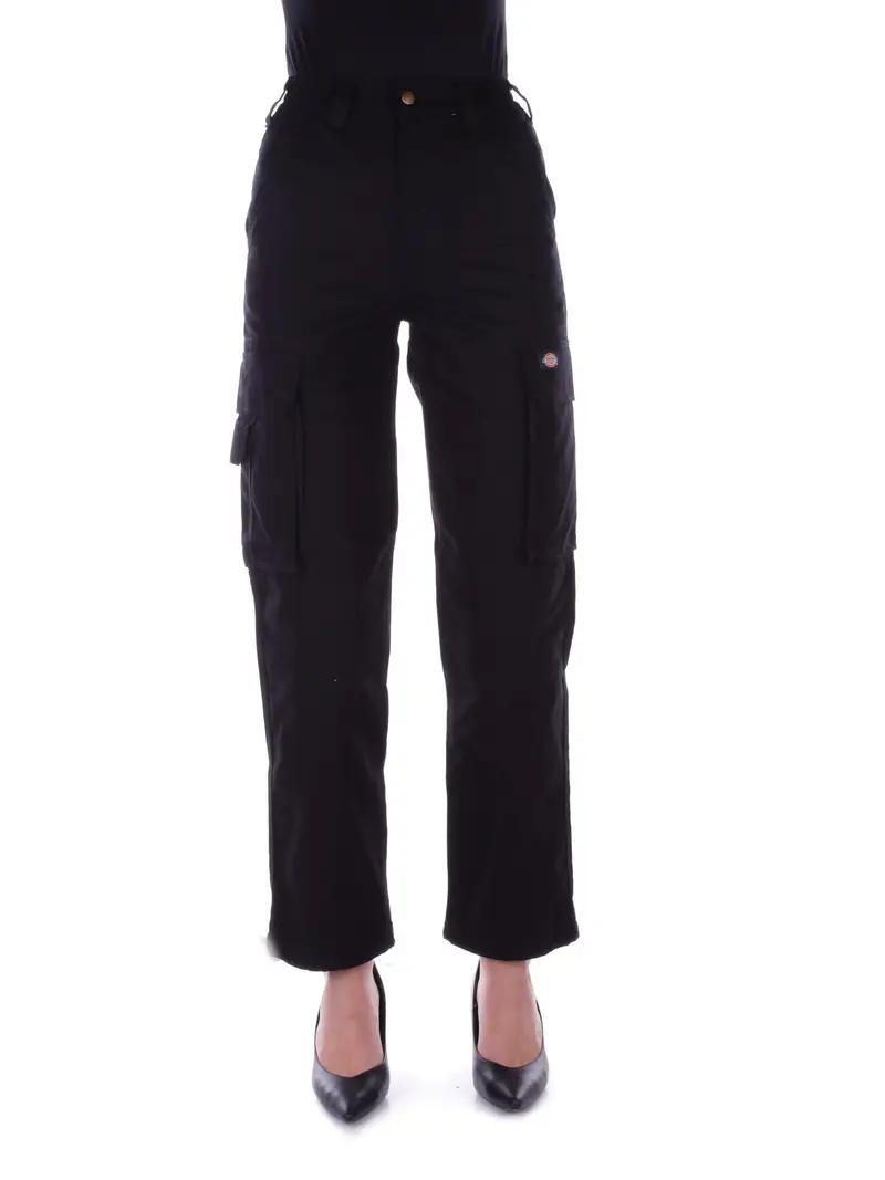 DICKIES Pantalone Donna Nero Hooper bay cargo