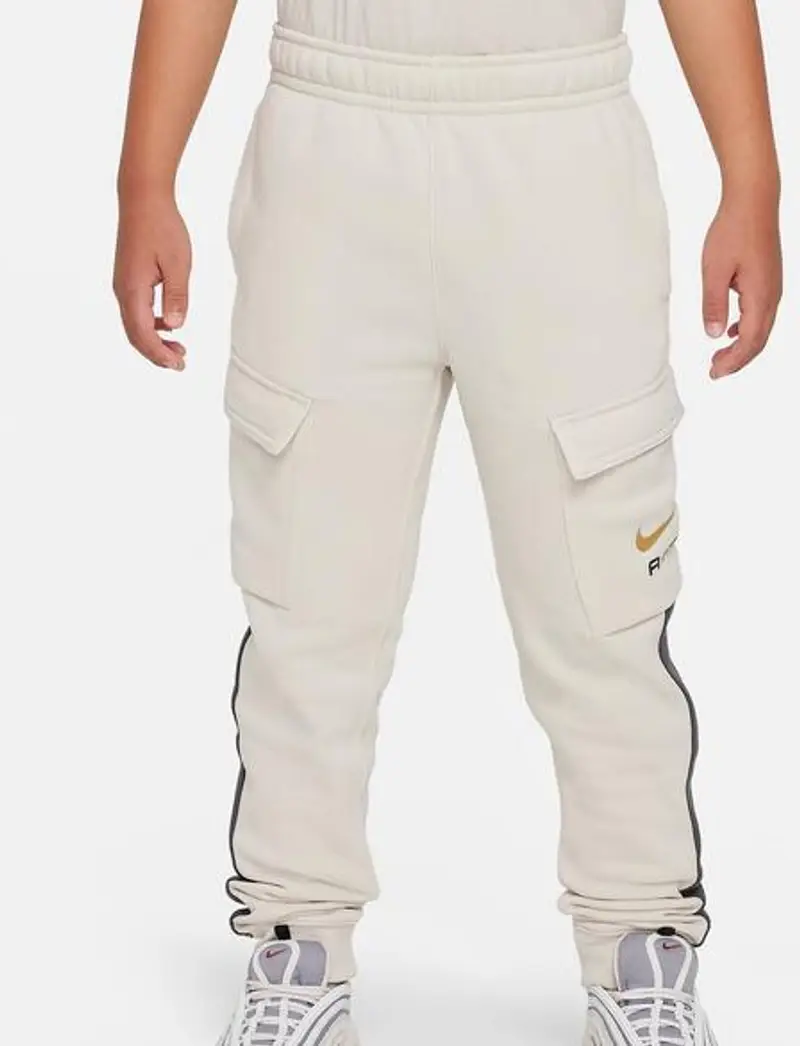Pantalone ragazzo nike cargo - beige - cotone felpato | Nike