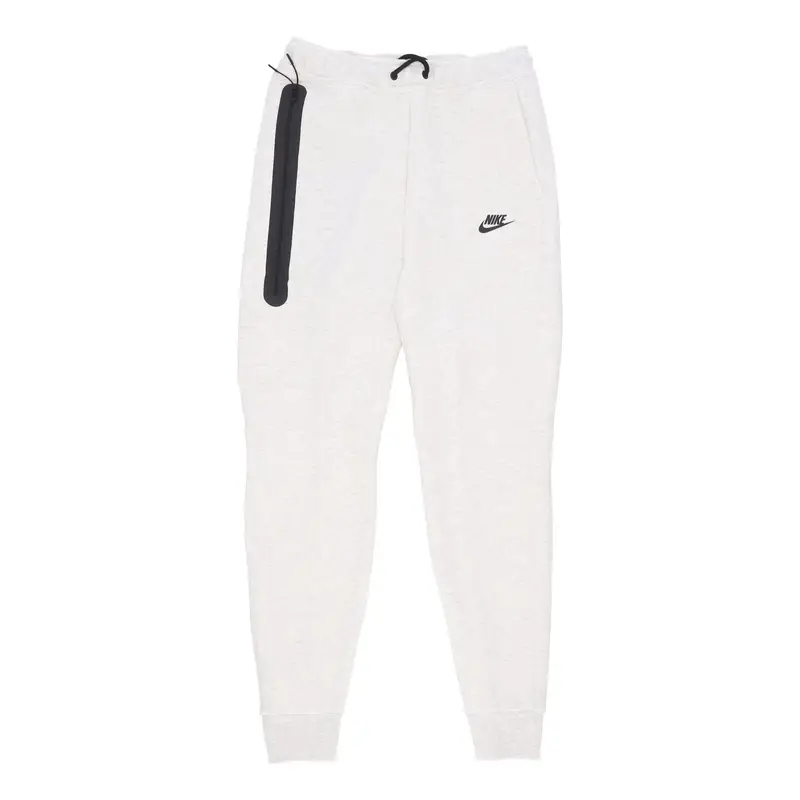 Nike Pantalone Tuta Leggero Uomo Tech Fleece Jogger Pant Birch Heather/black