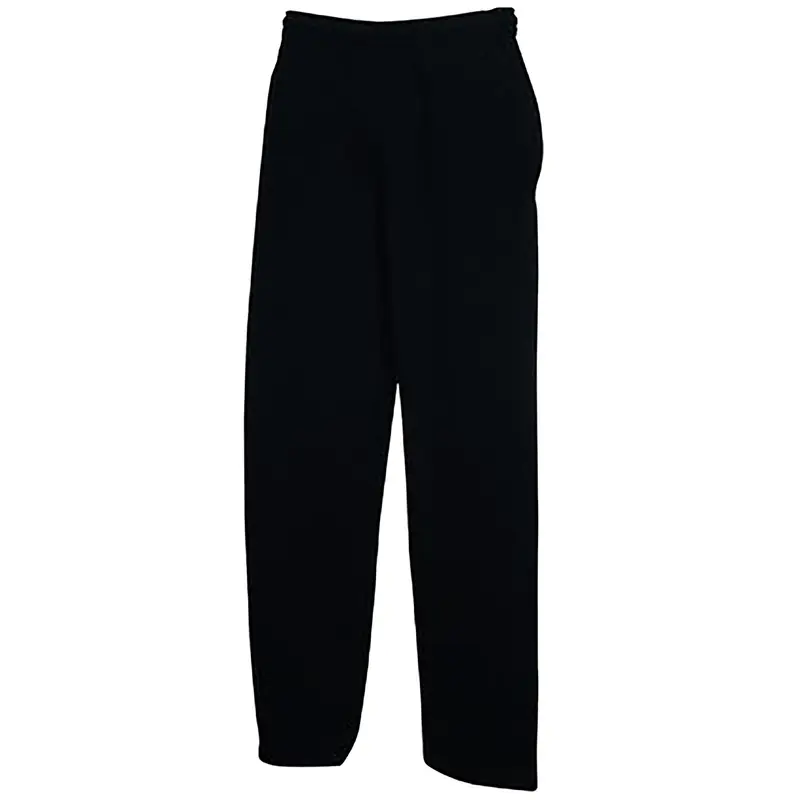 Pantaloni da jogging da uomo con orlo aperto Fruit Of The Loom L nero