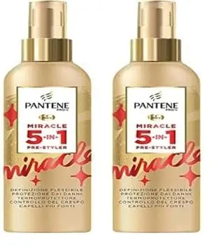 Pantene Pro-V Miracle 5-In-1 Pre-Styler, Spray per Capelli senza Risciacquo, Termoprotettore, per Capelli Flessibili e