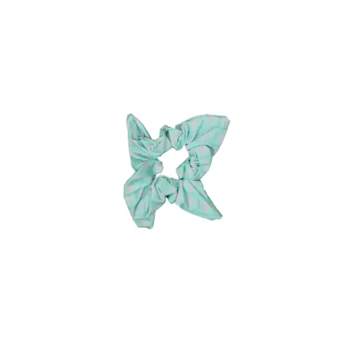 Elastico per capelli bambina Paper Boat Gingham Splash Vert