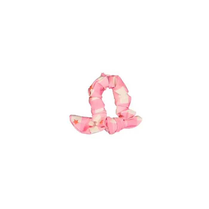 Elastico per capelli bambina Paper Boat Gingham Stars Rose