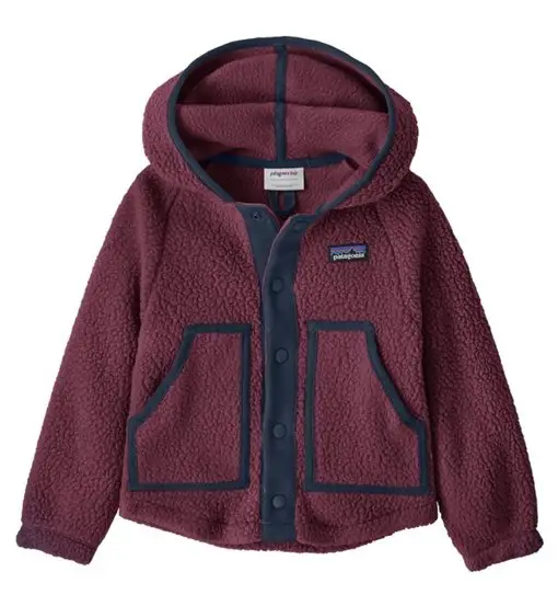 Baby Retro Pile - giacca in pile - bambino Red