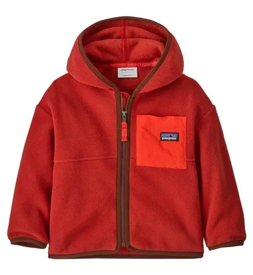 Patagonia Baby Synch Hoody - felpa in pile - bambino Red