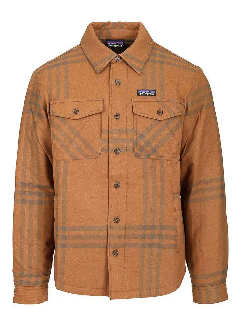 Patagonia Camicia di flanella spazzolata Marrone