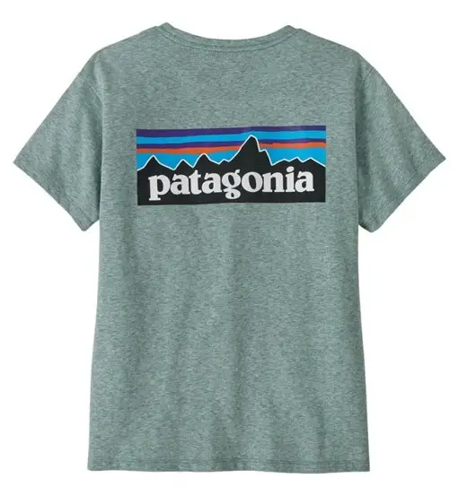 P-6 Logo Responsibili-Tee W - maglia arrampicata - donna Green