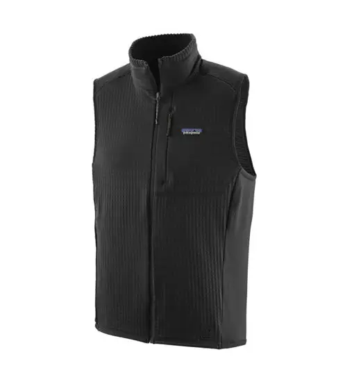 R1 M - gilet in pile - uomo Black