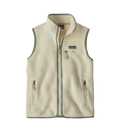 Retro Pile Fleece W - gilet in pile - donna White