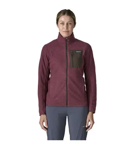 Ws R1 Air - felpa in pile - donna Dark Pink