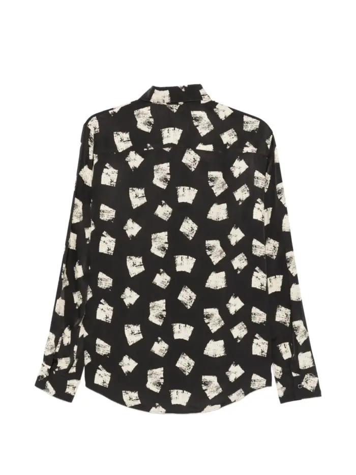 Camicia in viscosa con stampa