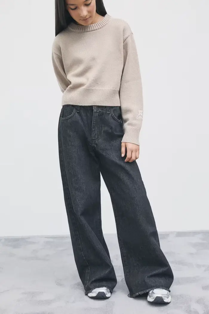 PATRIZIA PEPE Jeans wide leg Nero