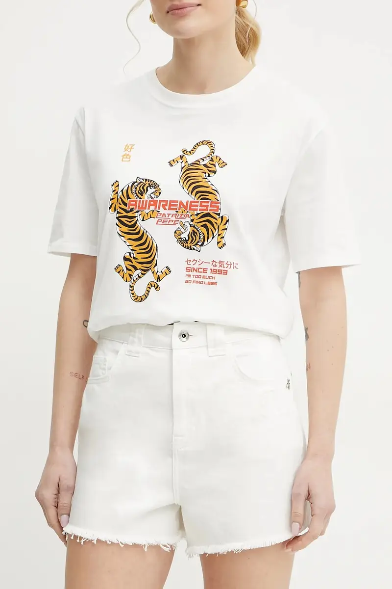 PATRIZIA PEPE Jeans Donna Beige 2212692