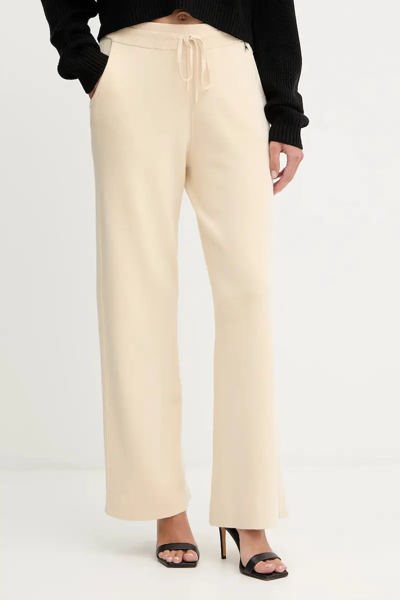 PATRIZIA PEPE pantaloni tuta donna colore beige 2P1704 K207