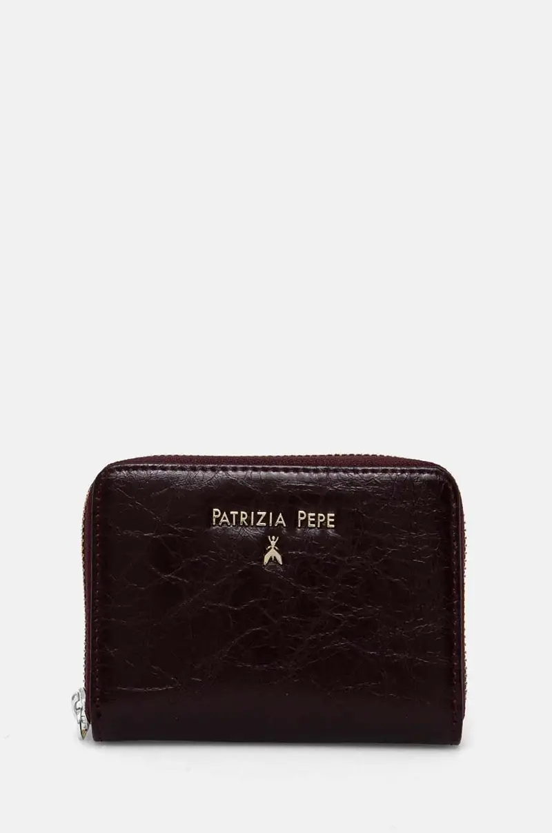 PATRIZIA PEPE portafoglio in pelle donna colore granata 2Q8512 L131