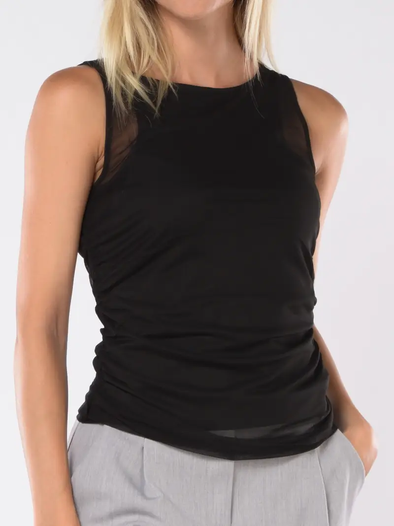 PATRIZIA PEPE Top Donna Nero 4608382