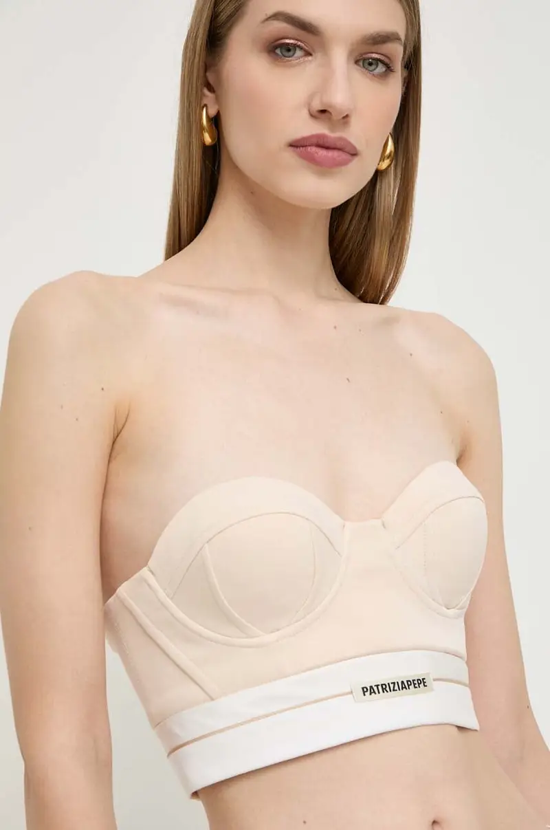 PATRIZIA PEPE Top Donna Beige 2210322