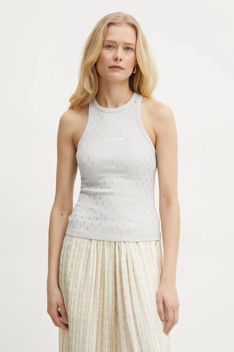 PATRIZIA PEPE Top Donna Grigio 3137563