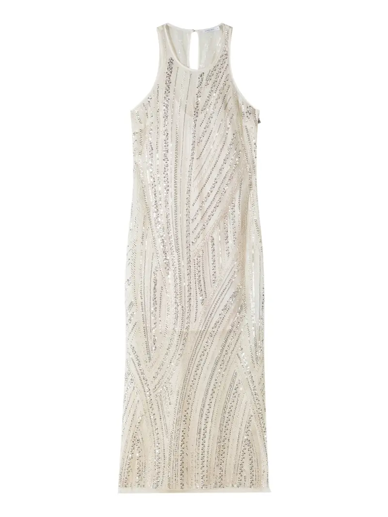 patrizia-pepe vestito midi da donna - avorio