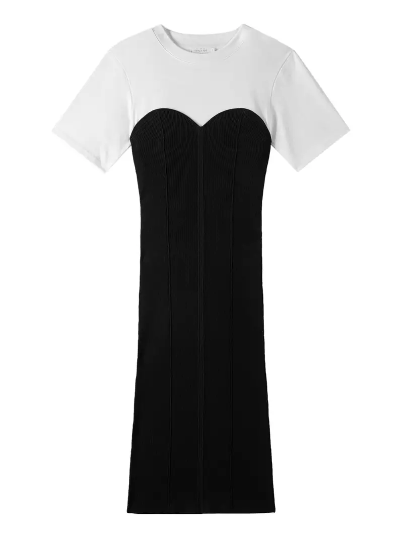 patrizia-pepe vestito midi da donna - bianco