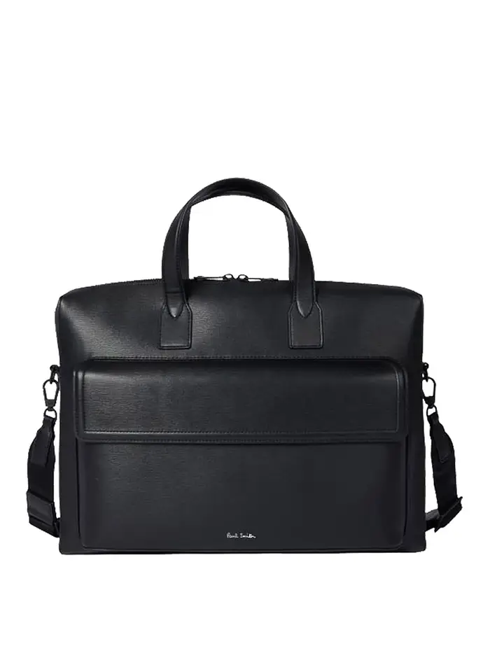 Paul Smith Business Folio Saffiano Nero