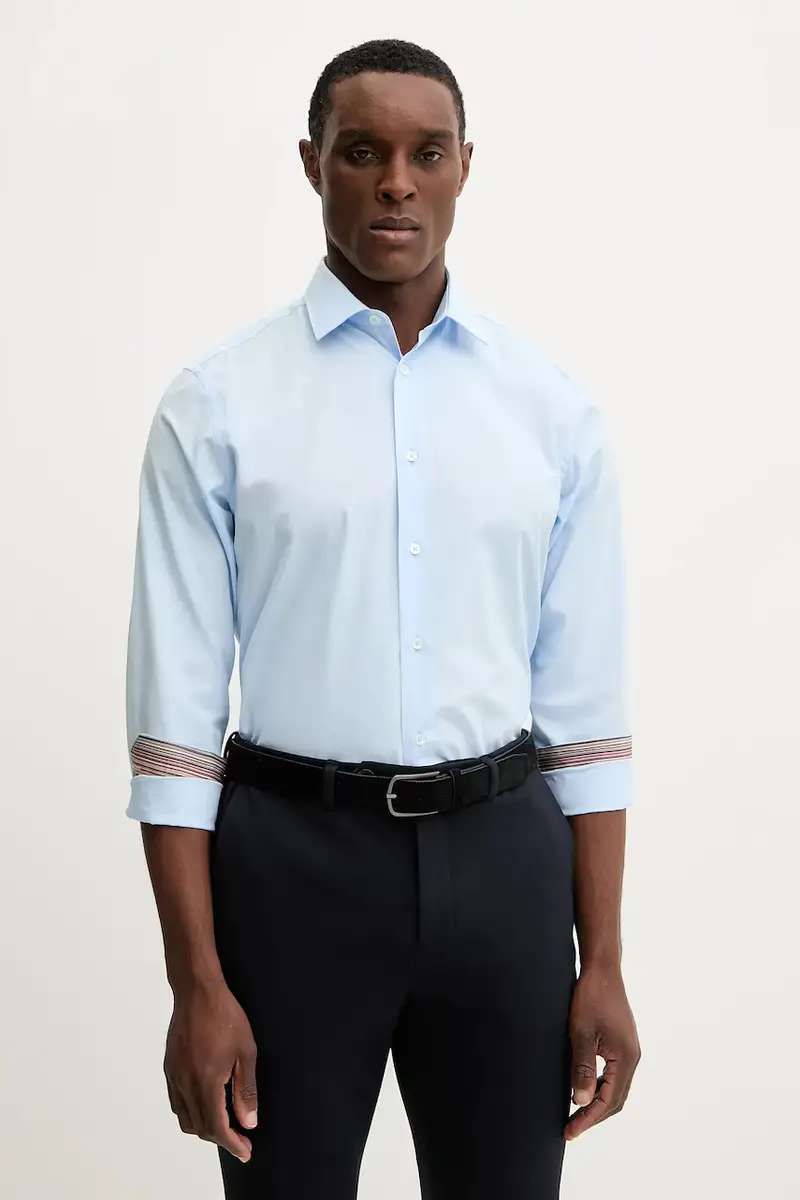 Paul Smith camicia in cotone Blu