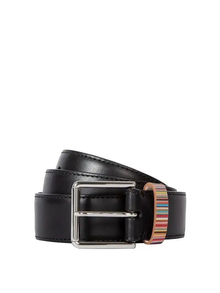 Paul Smith Cintura Con Passante A Strisce Nero