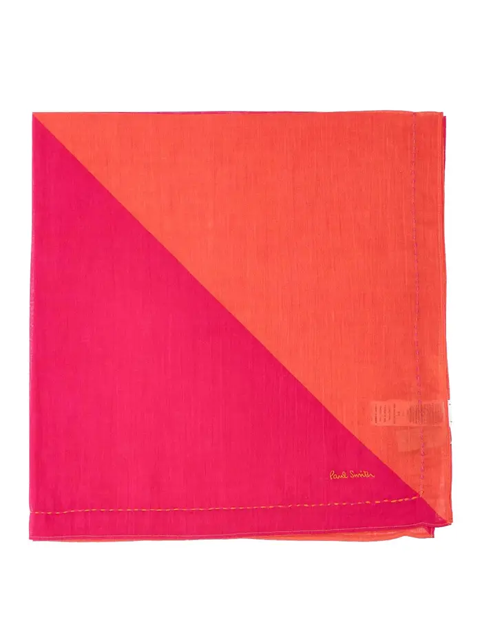 Paul Smith Foulard in cotone Rosso