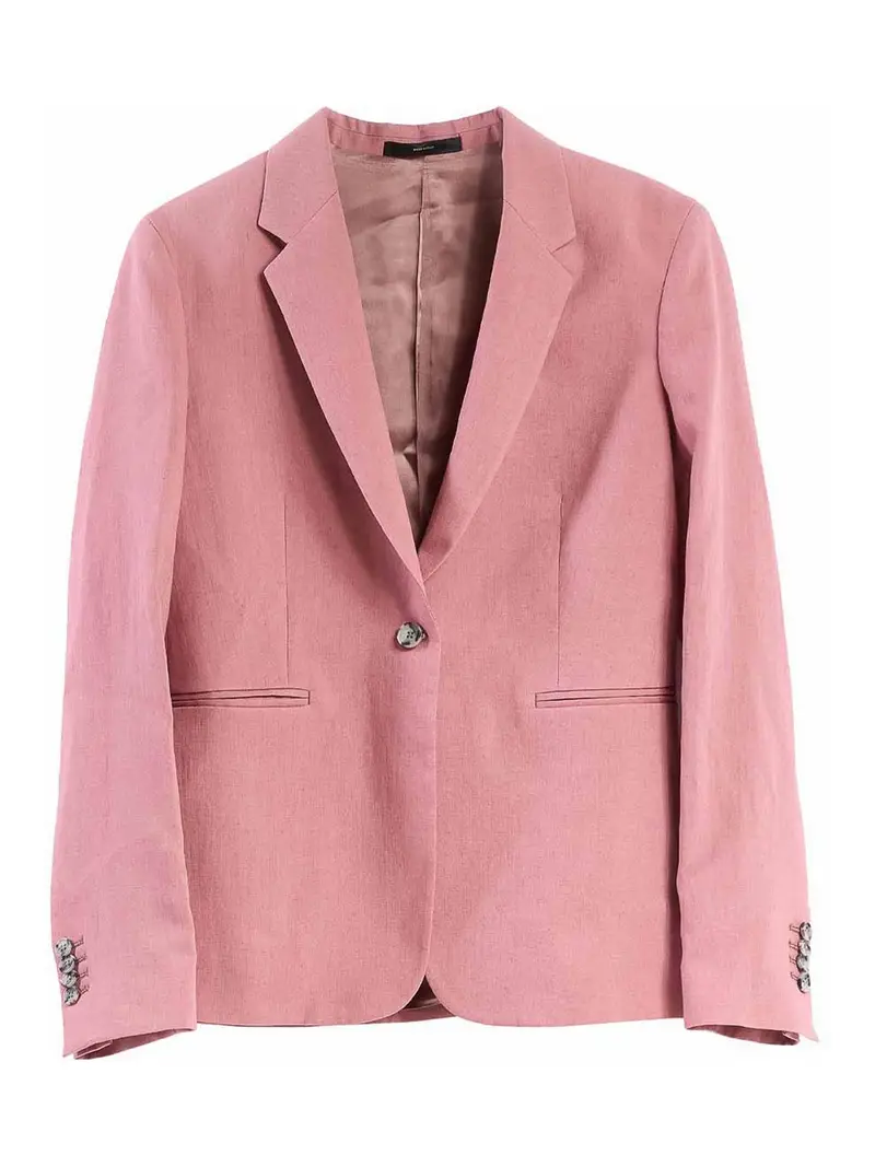 Paul Smith Giacca Completo Lino Rosa