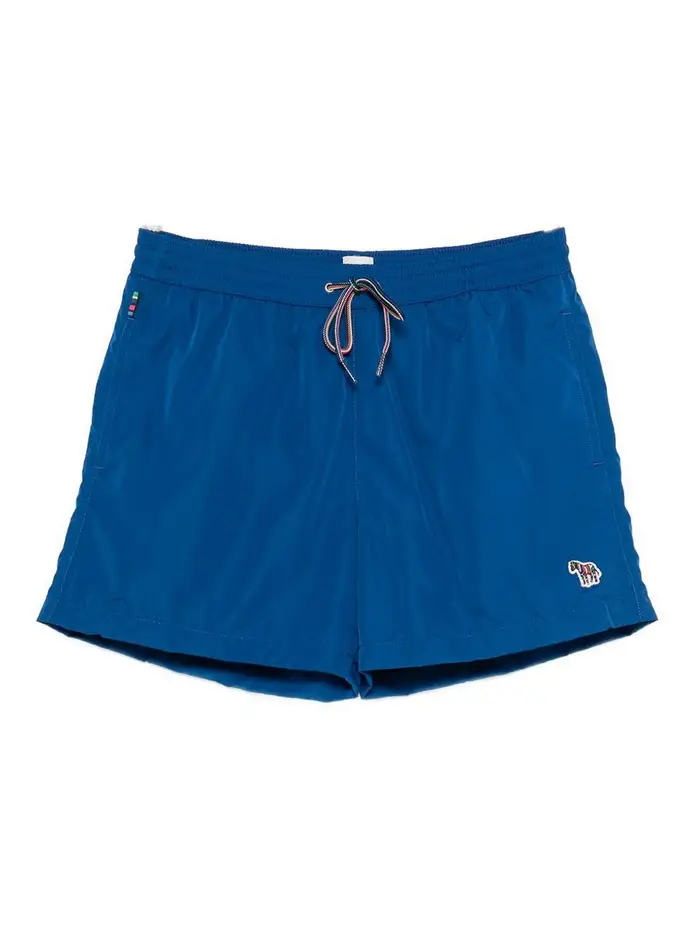 Paul Smith Pantaloncini da bagno con logo Zebra Blu