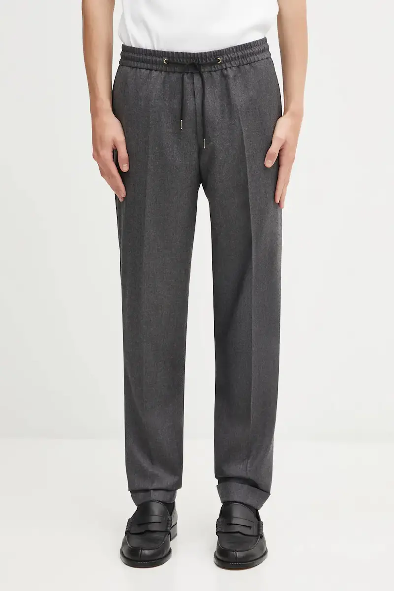 Paul Smith pantaloni in lana colore nero M1R-921T-N00109 Grigio