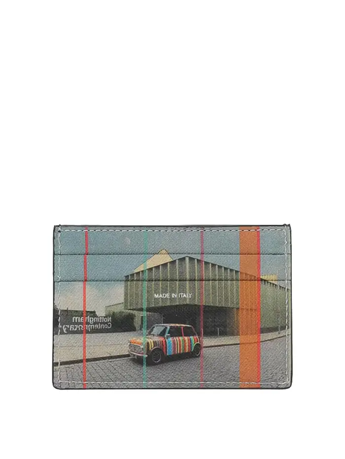 Paul Smith Porta carte di credito mini Nottingham Nero