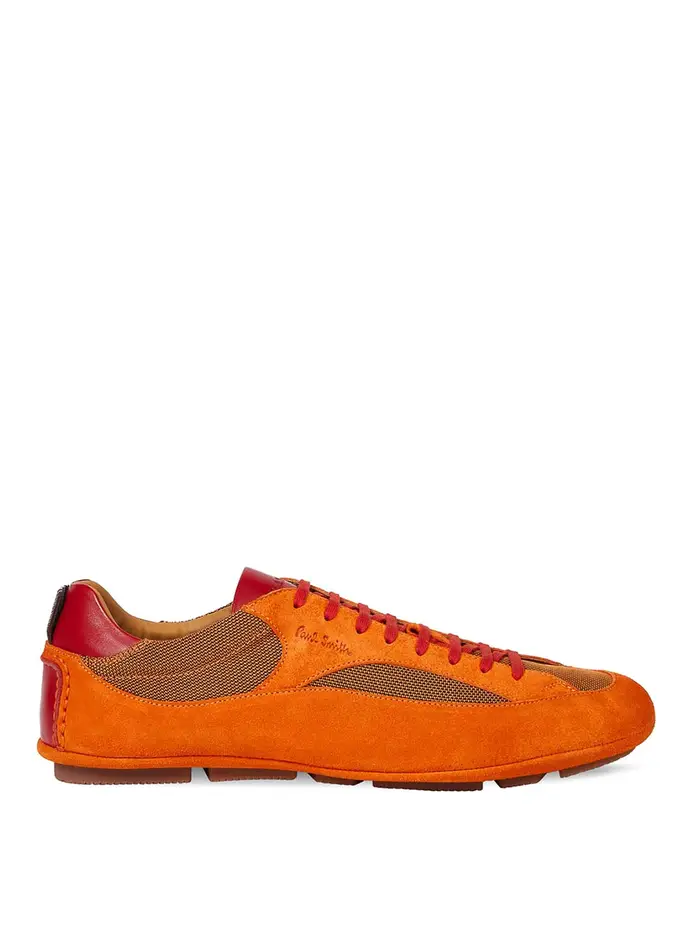 Paul Smith Sneaker Scamosciate Marini Arancione